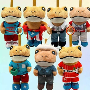 Bad Bunny Sapo Concho Plush Keychain