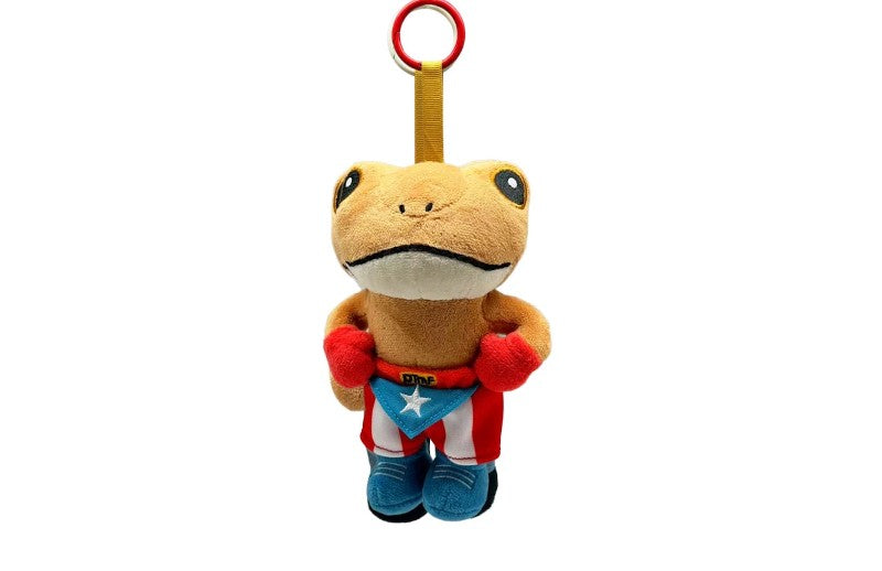 Bad Bunny Sapo Concho Boxeador Plush Keychain