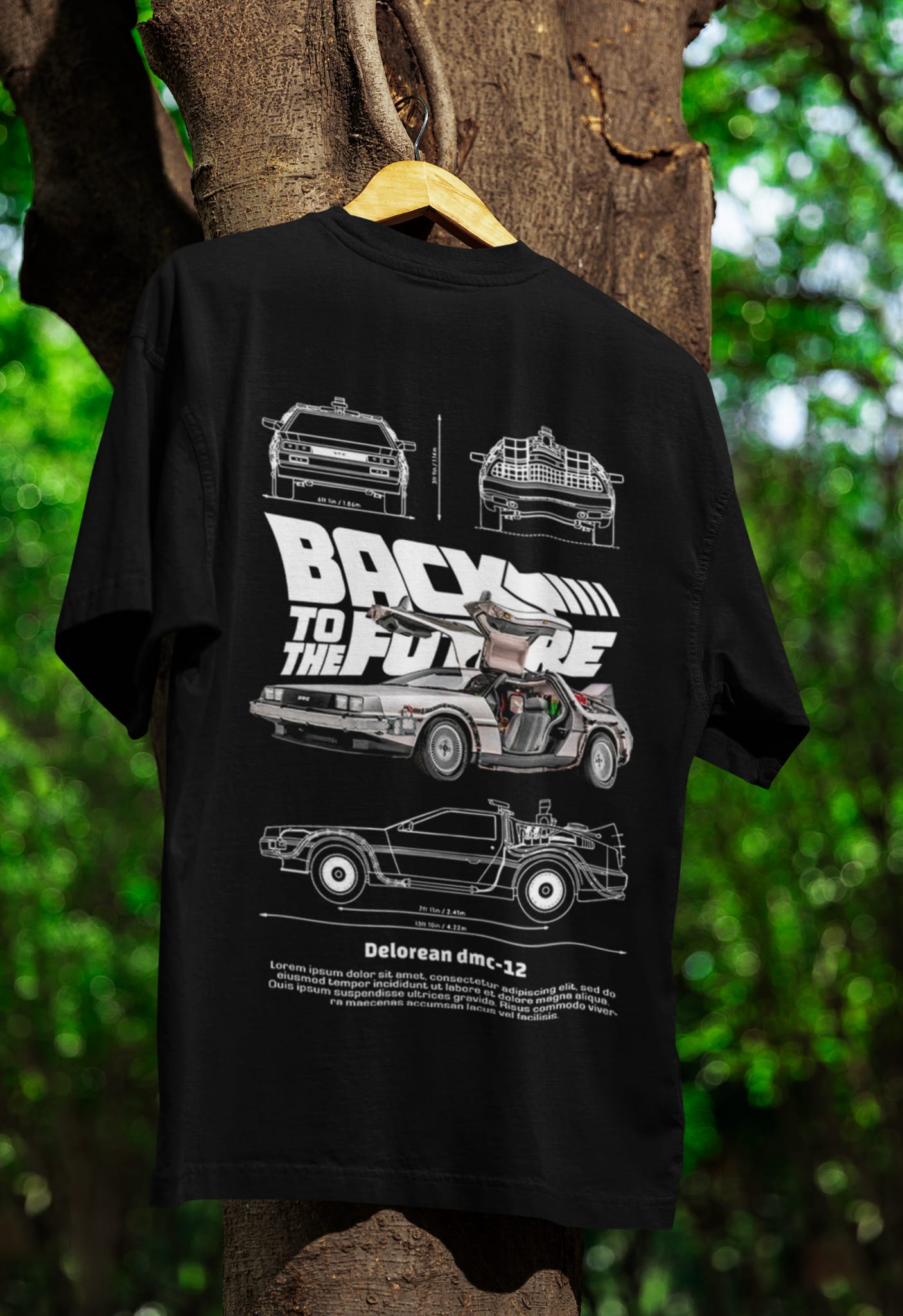 BACK TO THE FUTURE DELOREAN TEE