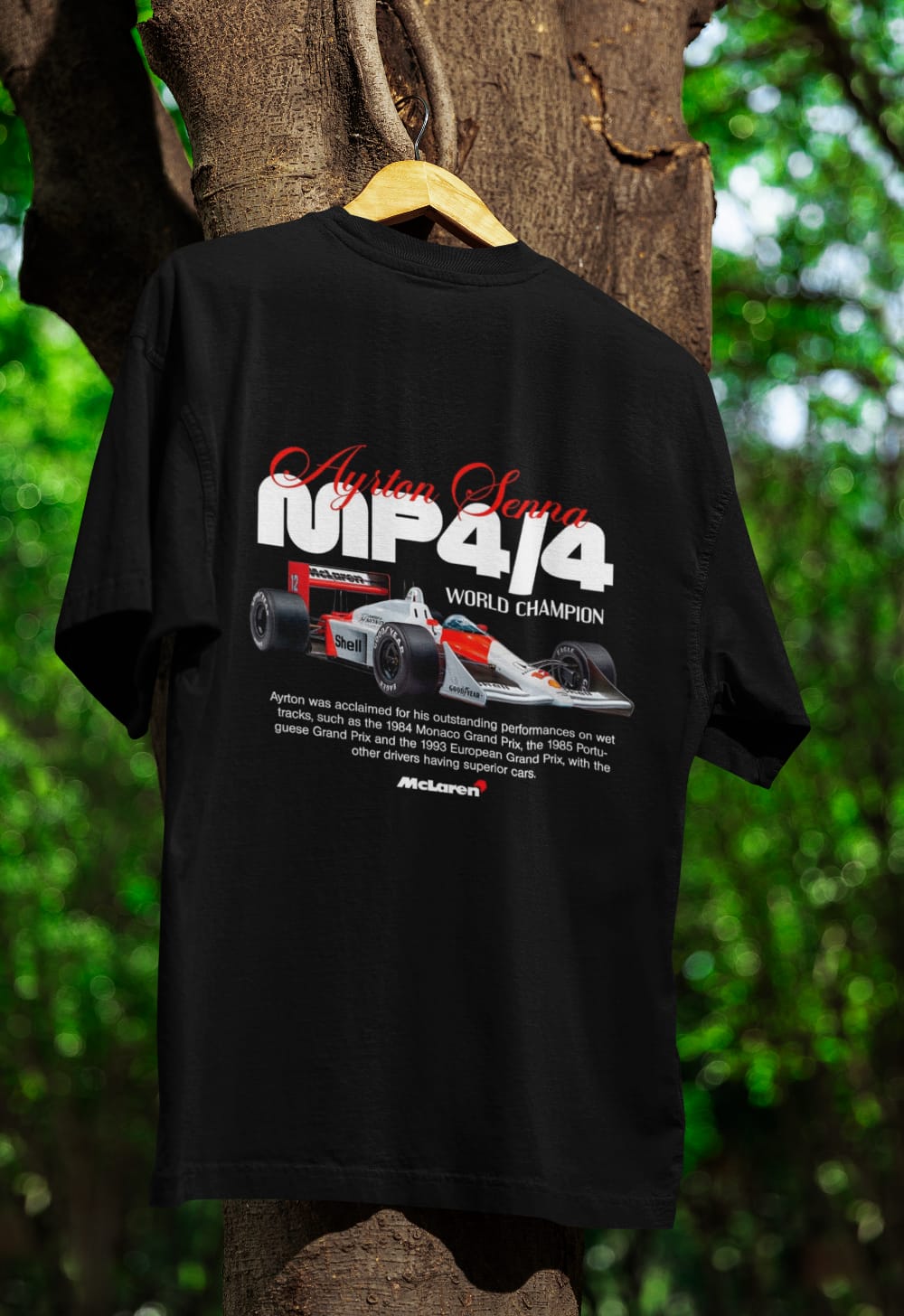 McLAREN AYRTON SENNA WORLD CHAMPION TEE