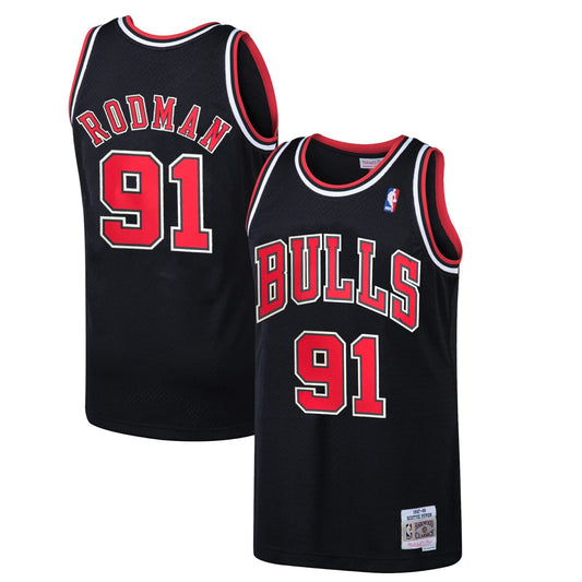 Chicago Bulls DENNIS RODMAN 91 Jerseys