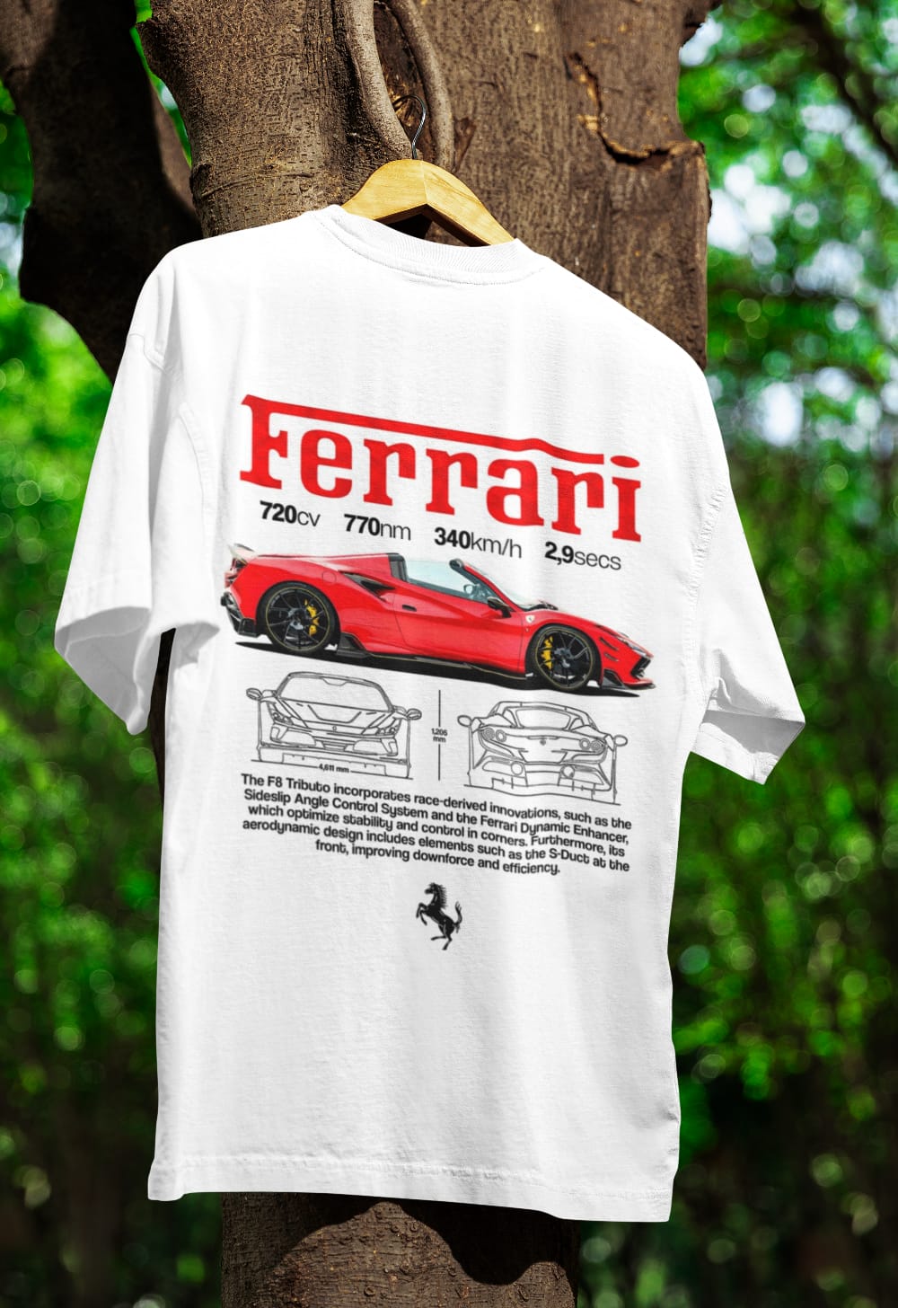 Ferrari F8 Tee