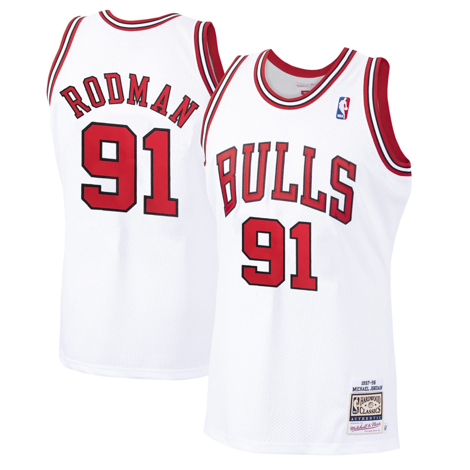 Chicago Bulls DENNIS RODMAN 91 Jerseys