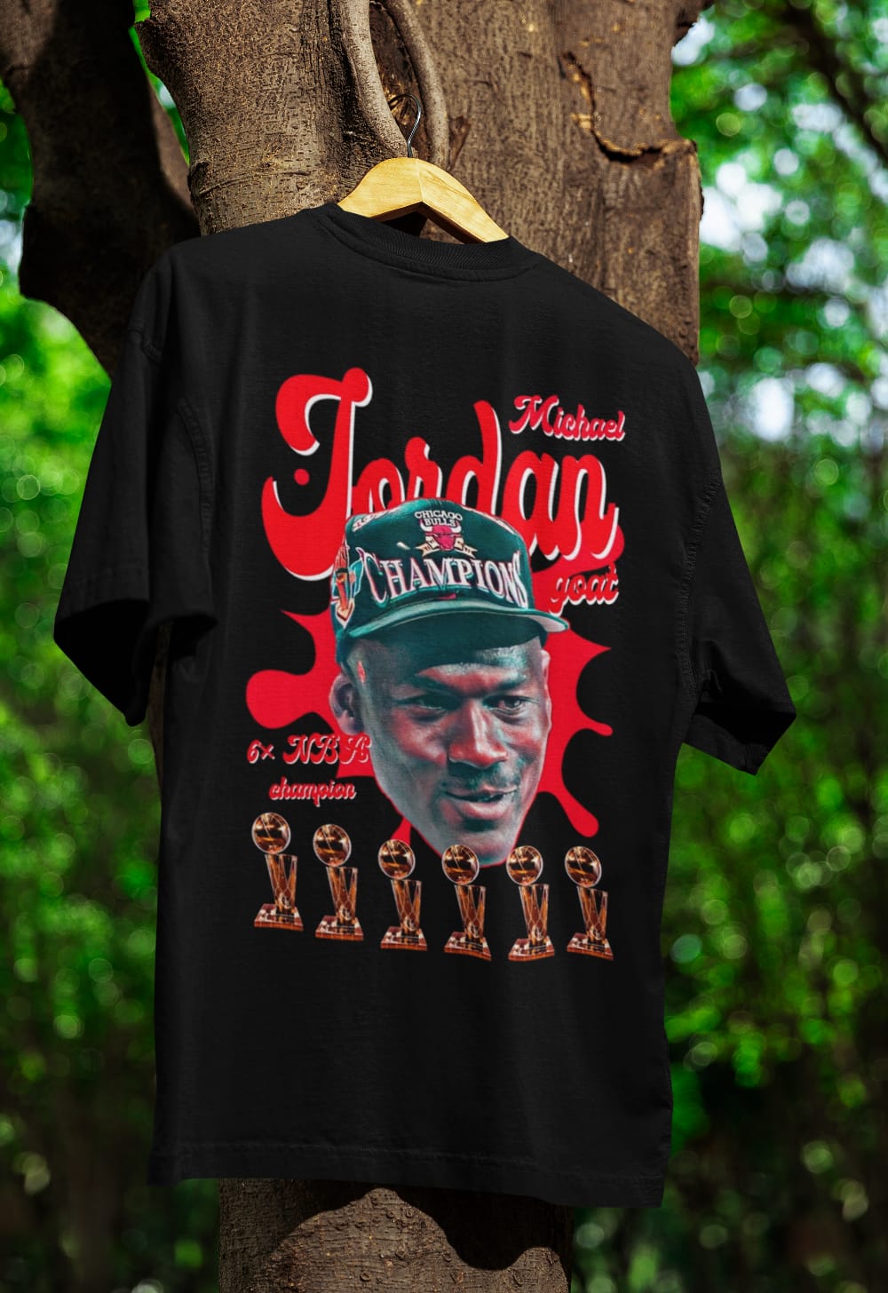 MICHAEL JORDAN 6 NBA CHAMPION