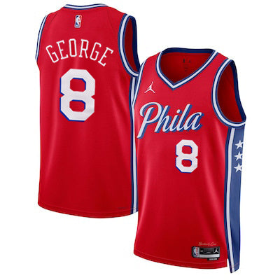 Philadelphia 76ers Paul George 8 Jersey